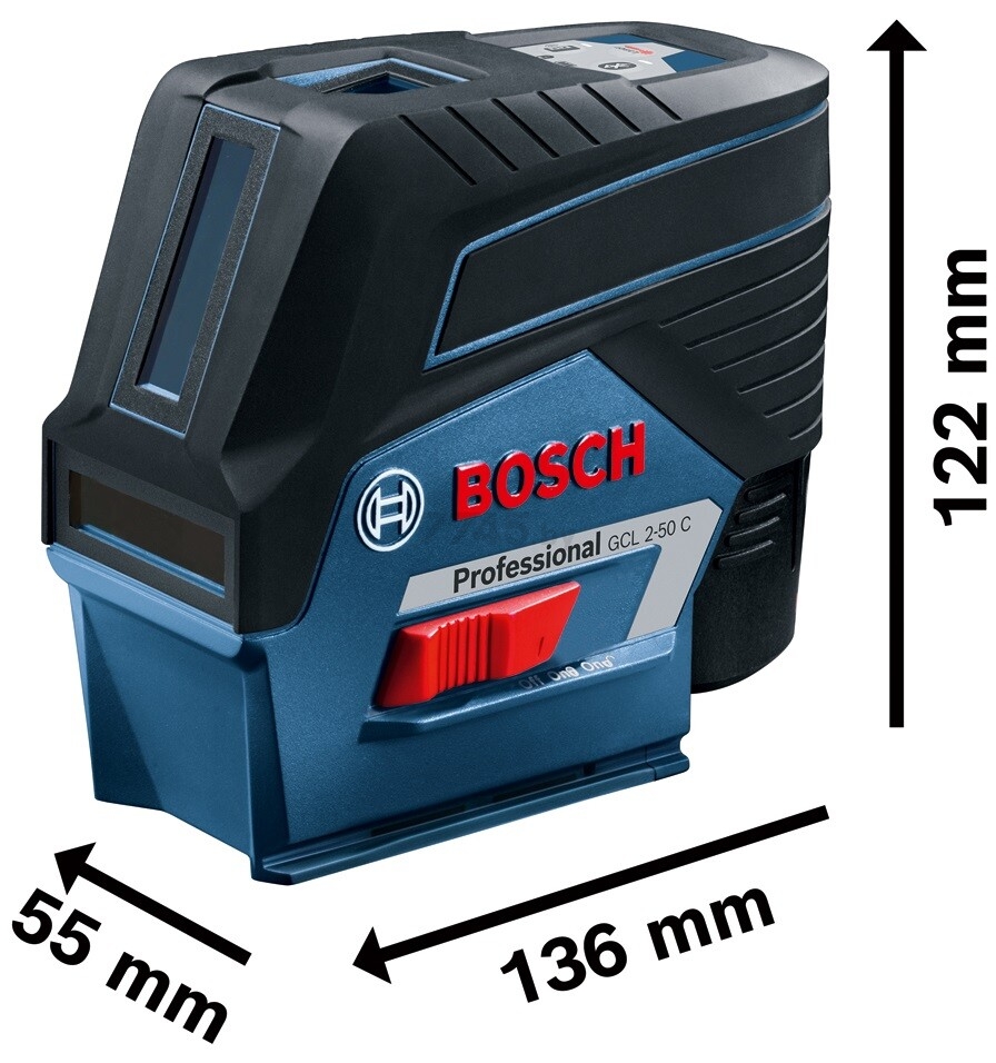 Уровень лазерный BOSCH GCL 2-50 C Professional (0601066G00) - Фото 3